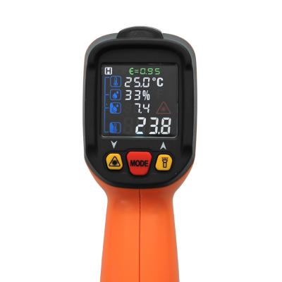 Infrarødt termometer med cirkulær laser (-30°C-800°C)